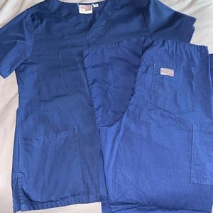 Navy Blue Scrub Zone Set